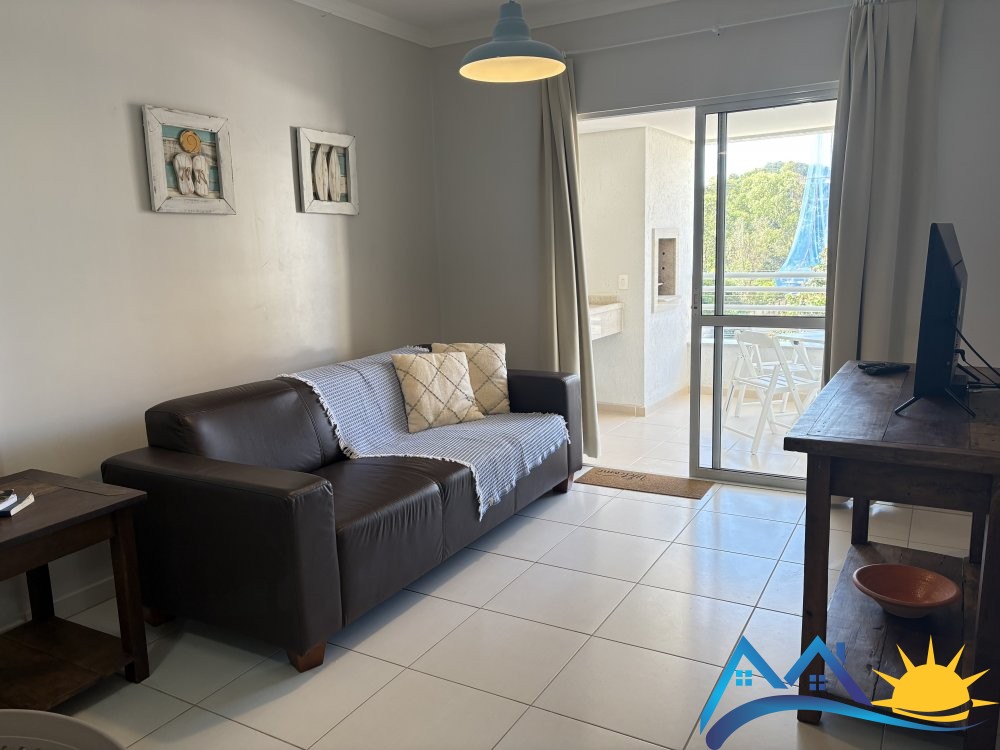 Apartamento com 2 quartos e ar na praia de Marisca