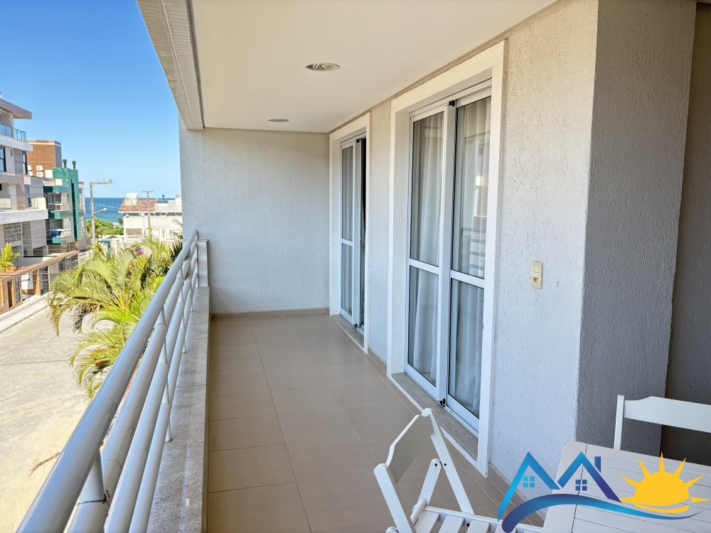 Apartamento com 2 quartos e ar na praia de Marisca
