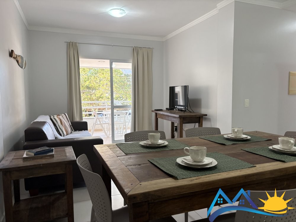 Apartamento com 2 quartos e ar na praia de Marisca