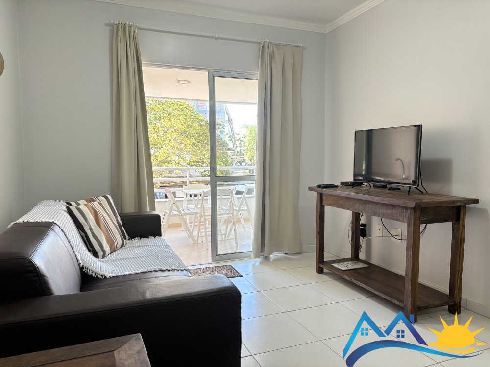 Apartamento com 2 quartos e ar na praia de Marisca