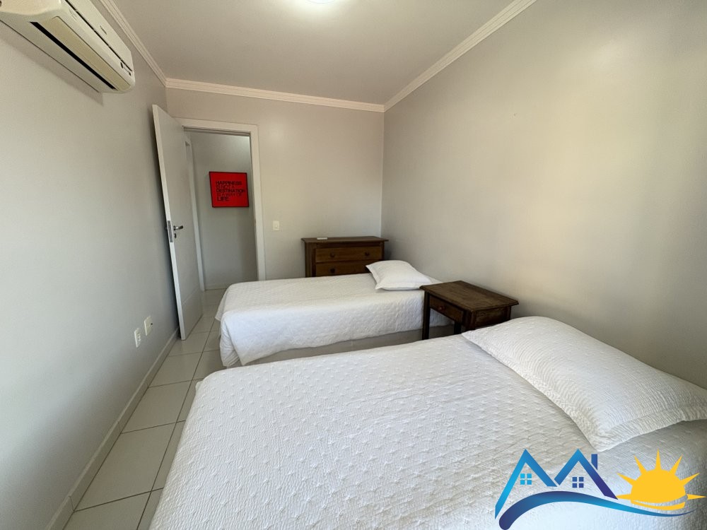 Apartamento com 2 quartos e ar na praia de Marisca