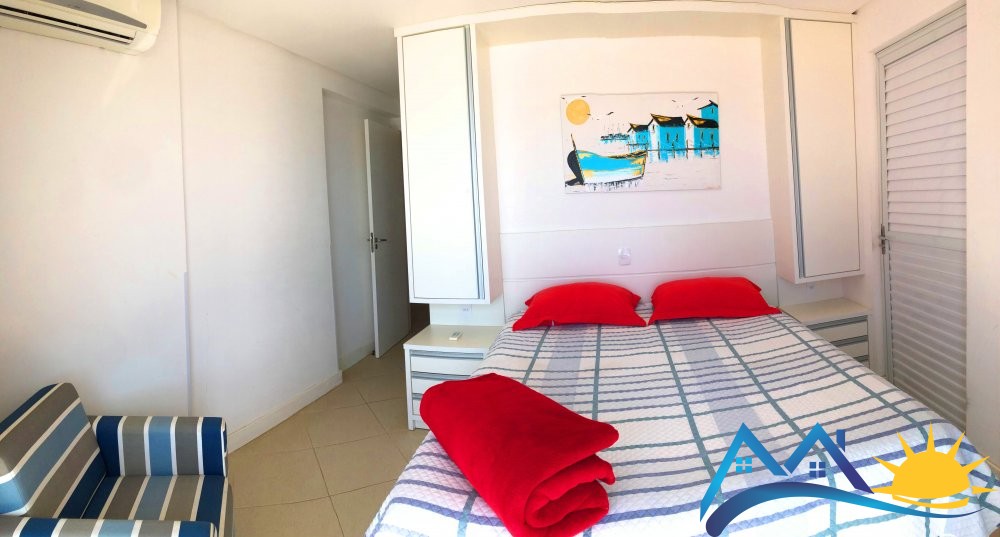 Cobertura frente mar com hidro na Praia do Marisca